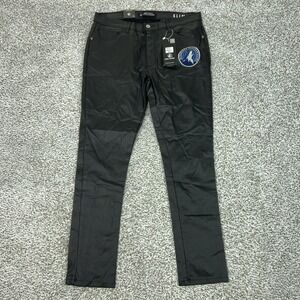 Minnesota Timberwolves Pants Mens 38x32 Black NBA‎ Basketball Fisll Denim Slim
